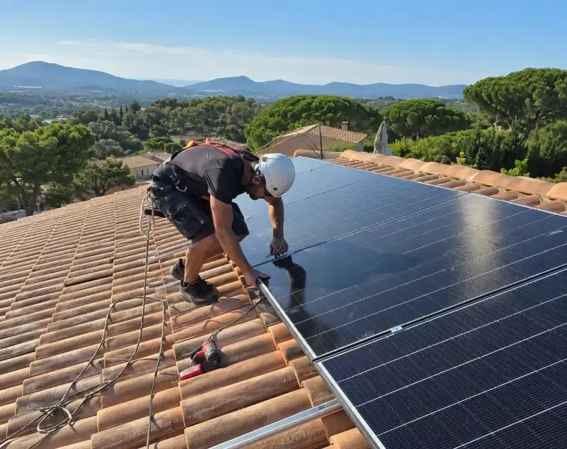 Installateur panneaux solaires Lunas — pose photovoltaïque sur toiture