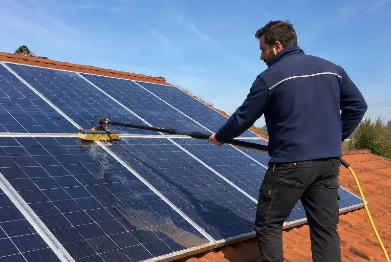 Nettoyage et entretien de panneaux solaires à Lunas